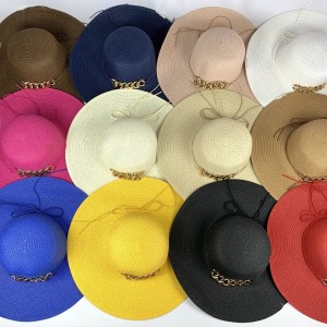 JLMY-45*CX120 CHAPÉU DE PRAIA COM ABA E COPA