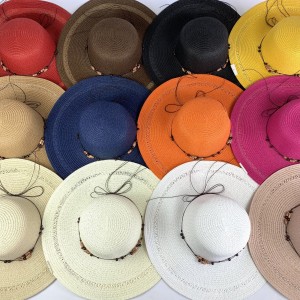 JLMY-49*CX120 CHAPÉU DE PRAIA COM ABA E COPA