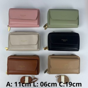 JMS-21*CX120 CARTEIRA FEMININA EM MATERIAL PLA STICO