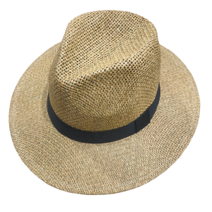 16-BOXG-27*CX120 CHAPÉU TIPO PANAMÁ COM ABA E COPA VERDE