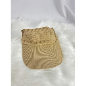 11LAN-01 MARRON*CX400 CHAPÉU COM ABA E SEM COPA TIPO VISEIRA