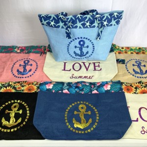 KD23-17*CX192 BOLSA FEMININA COM ALÇA E SUPERFÍCIE EXTERIOR EM MATERIAL TÊXTIL